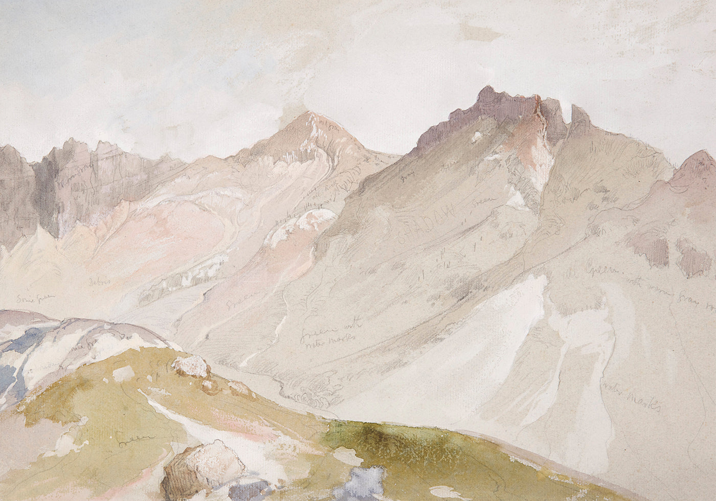 Little Cottonwood Canyon By Thomas Moran Plakat - Posterbox.dk