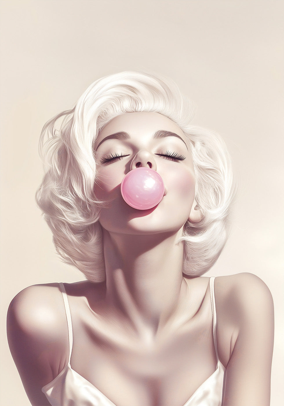 Marilyn Monroe Bubble Gum Plakat - Posterbox.dk