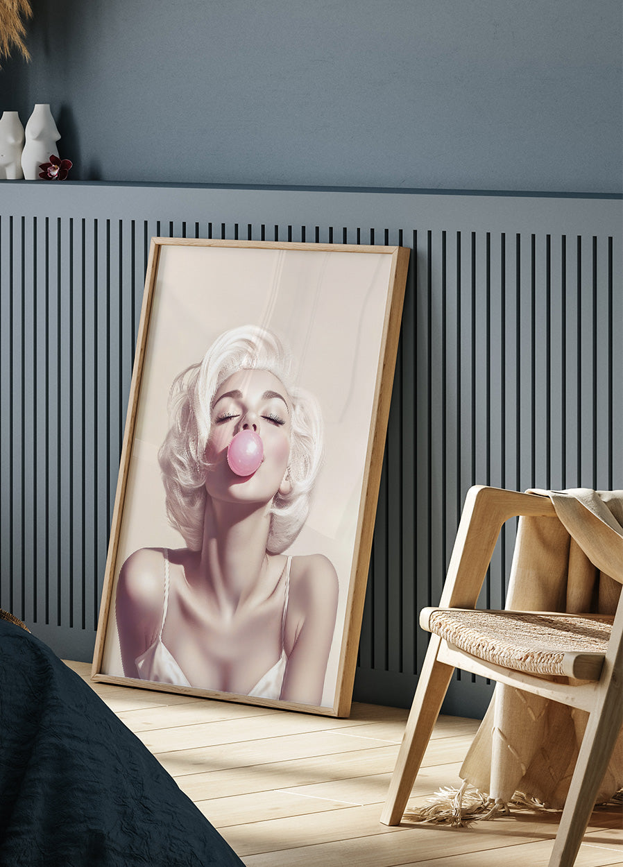 Marilyn Monroe Bubble Gum Plakat - Posterbox.dk