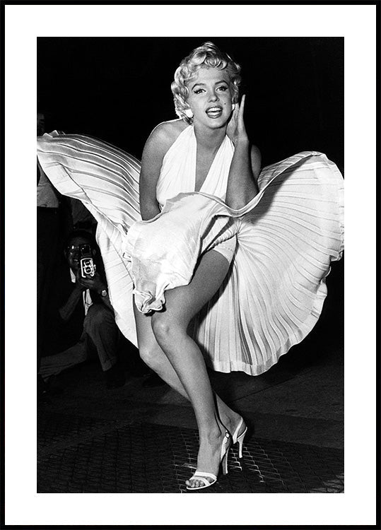 Marilyn Monroe Dress Plakat - Posterbox.dk