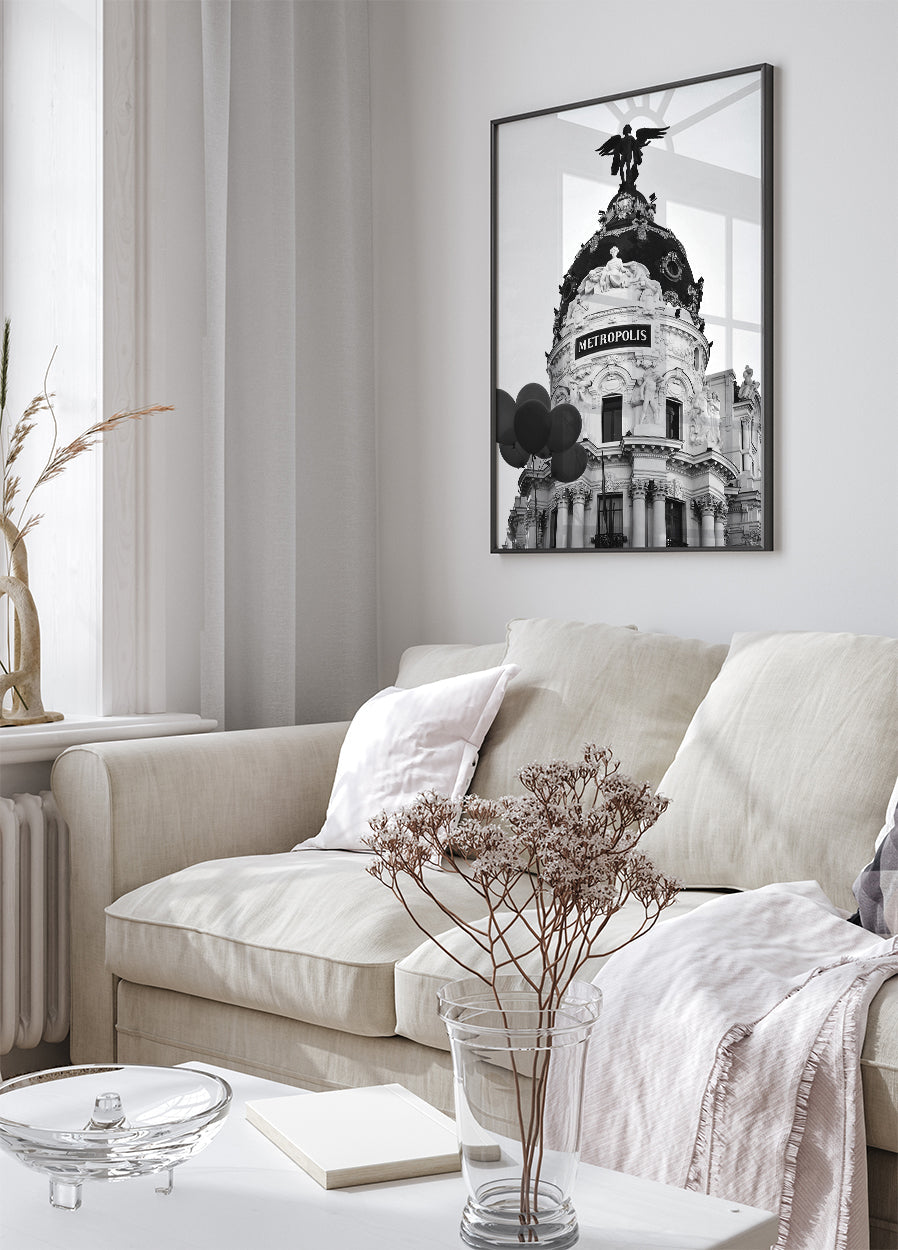 Metropolis Madrid Plakat - Posterbox.dk