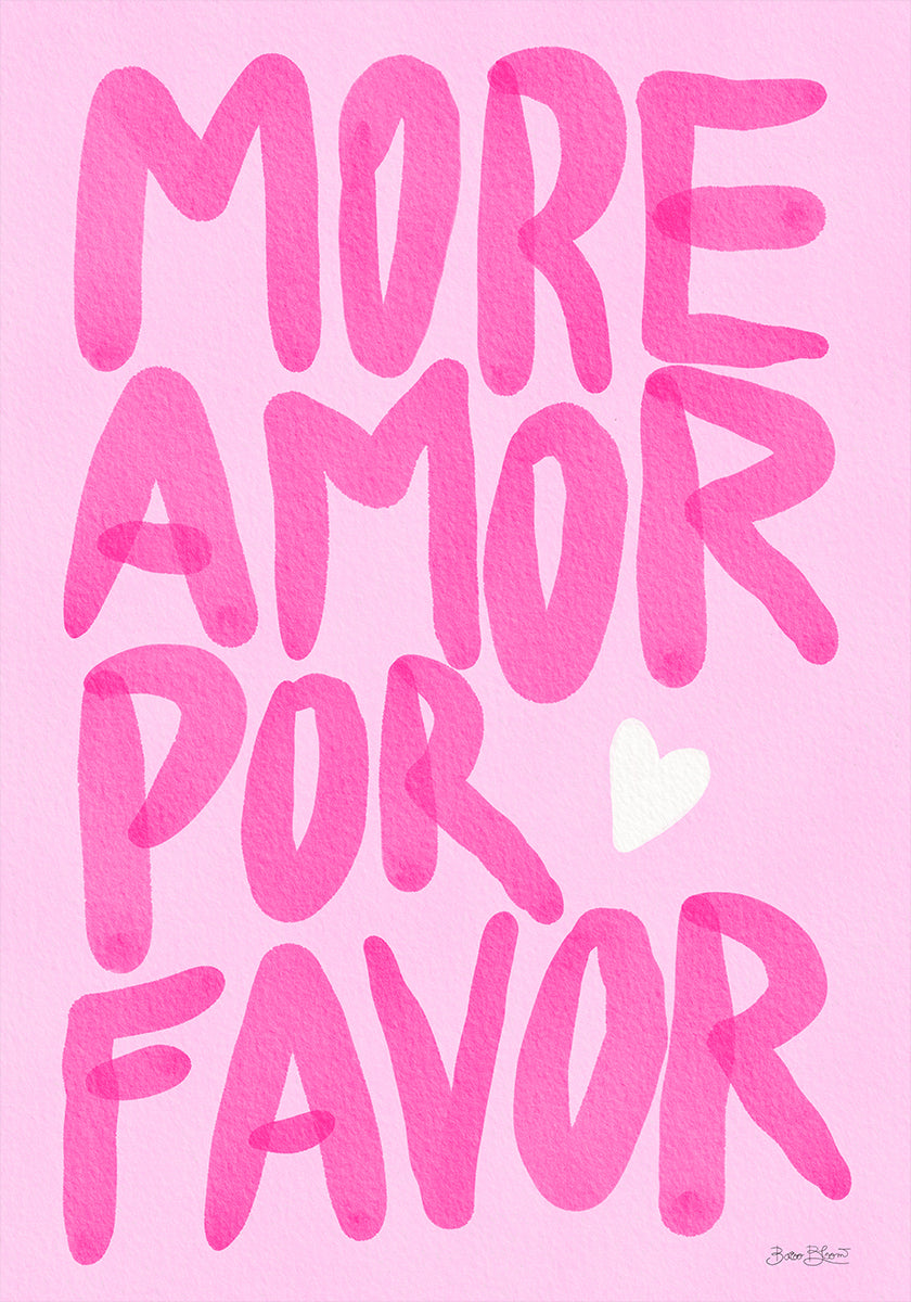 More Amor Por Favor Plakat