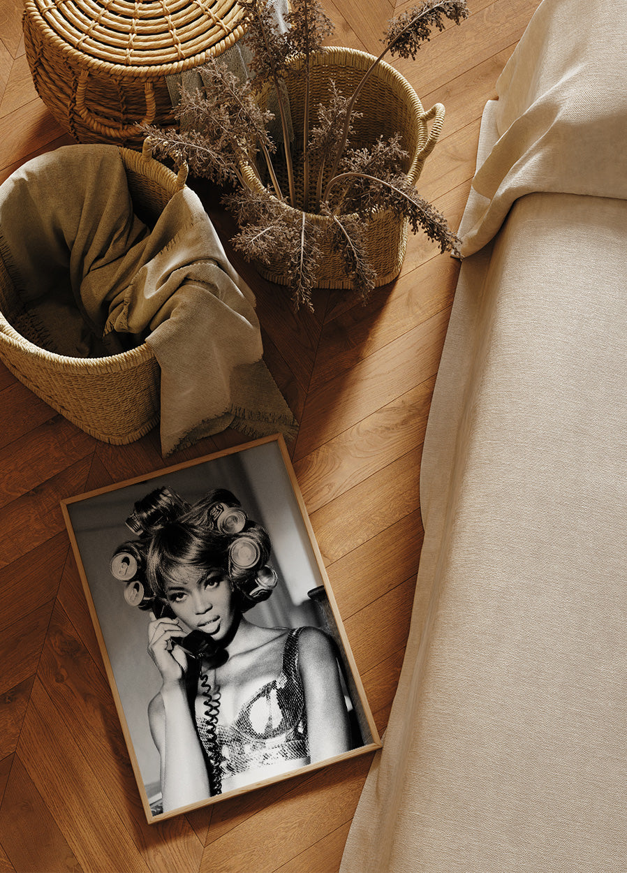 Naomi Campbell on Phone Plakat - Posterbox.dk