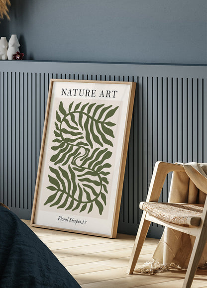 Nature Art Floral Shapes Plakat