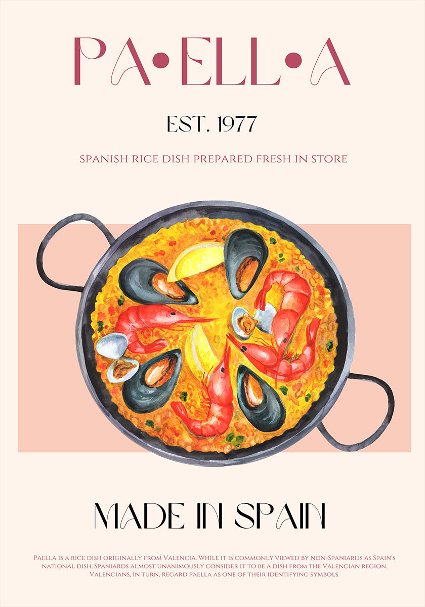 Paella Delight Plakat