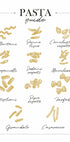 Pasta Guide Plakat - Posterbox.dk