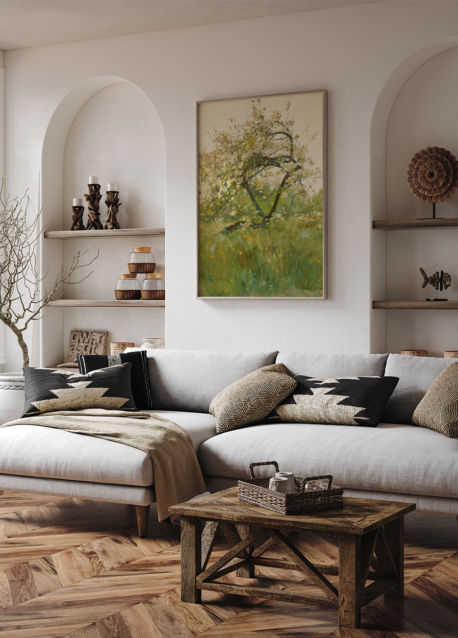 Peach Blossoms Villiers-le-Bel By Childe Hassam Plakat - Posterbox.dk