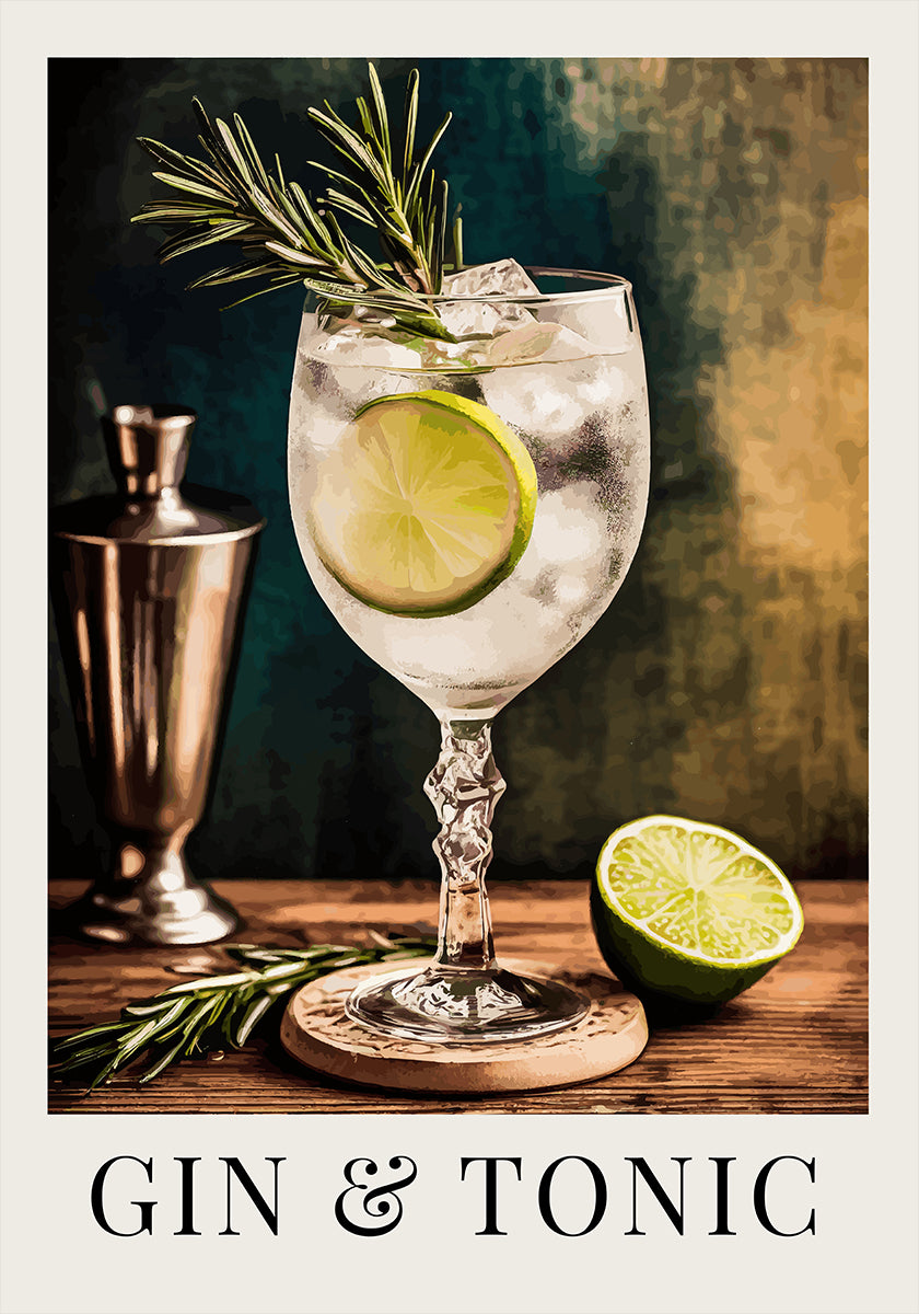 Gin & Tonic Plakat