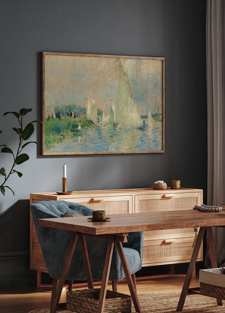 Regatta at Argenteuil By Auguste Renoir Plakat - Posterbox.dk