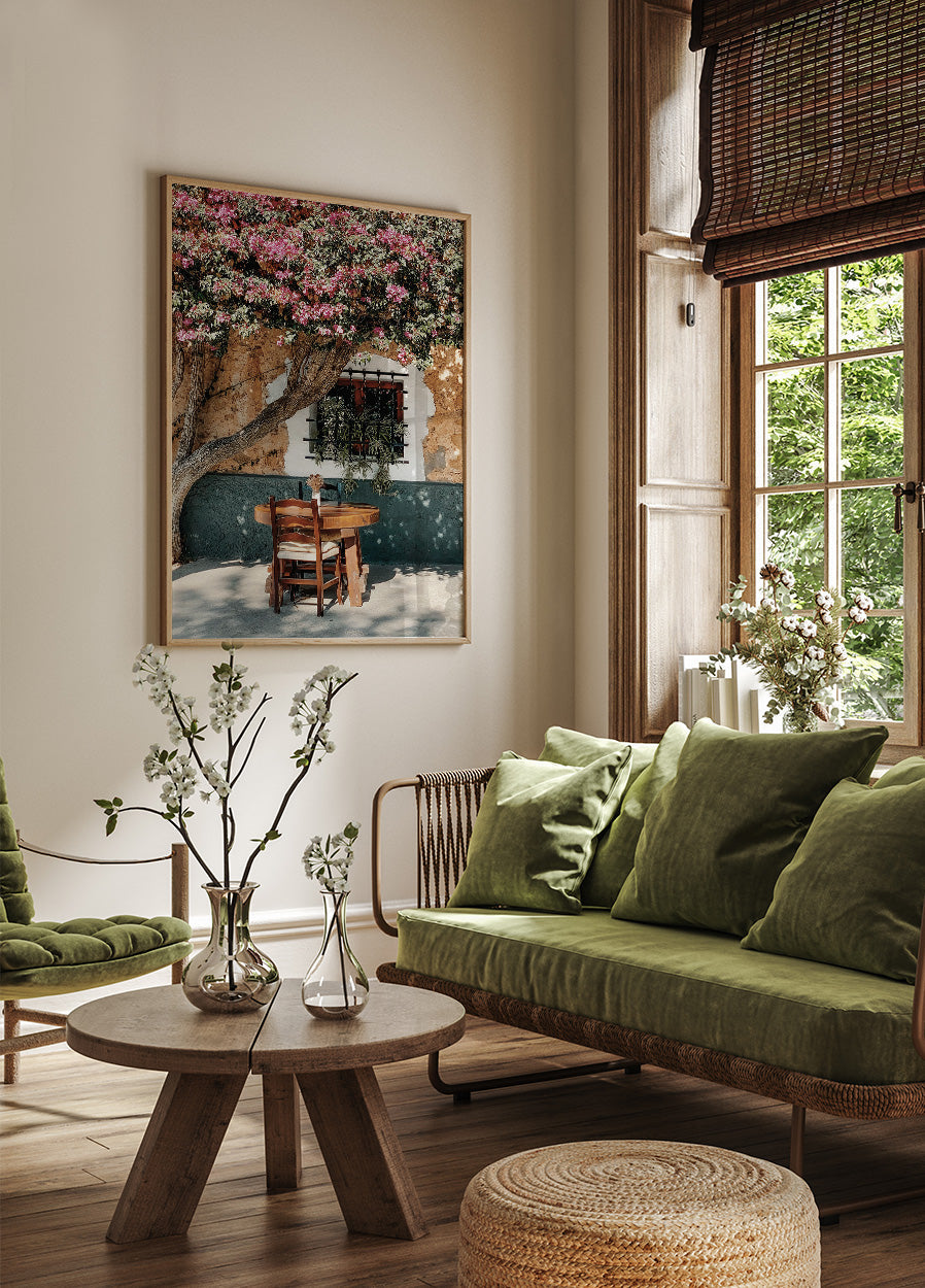 Restaurant Can Muson Desa Vila in Ibiza Plakat - Posterbox.dk