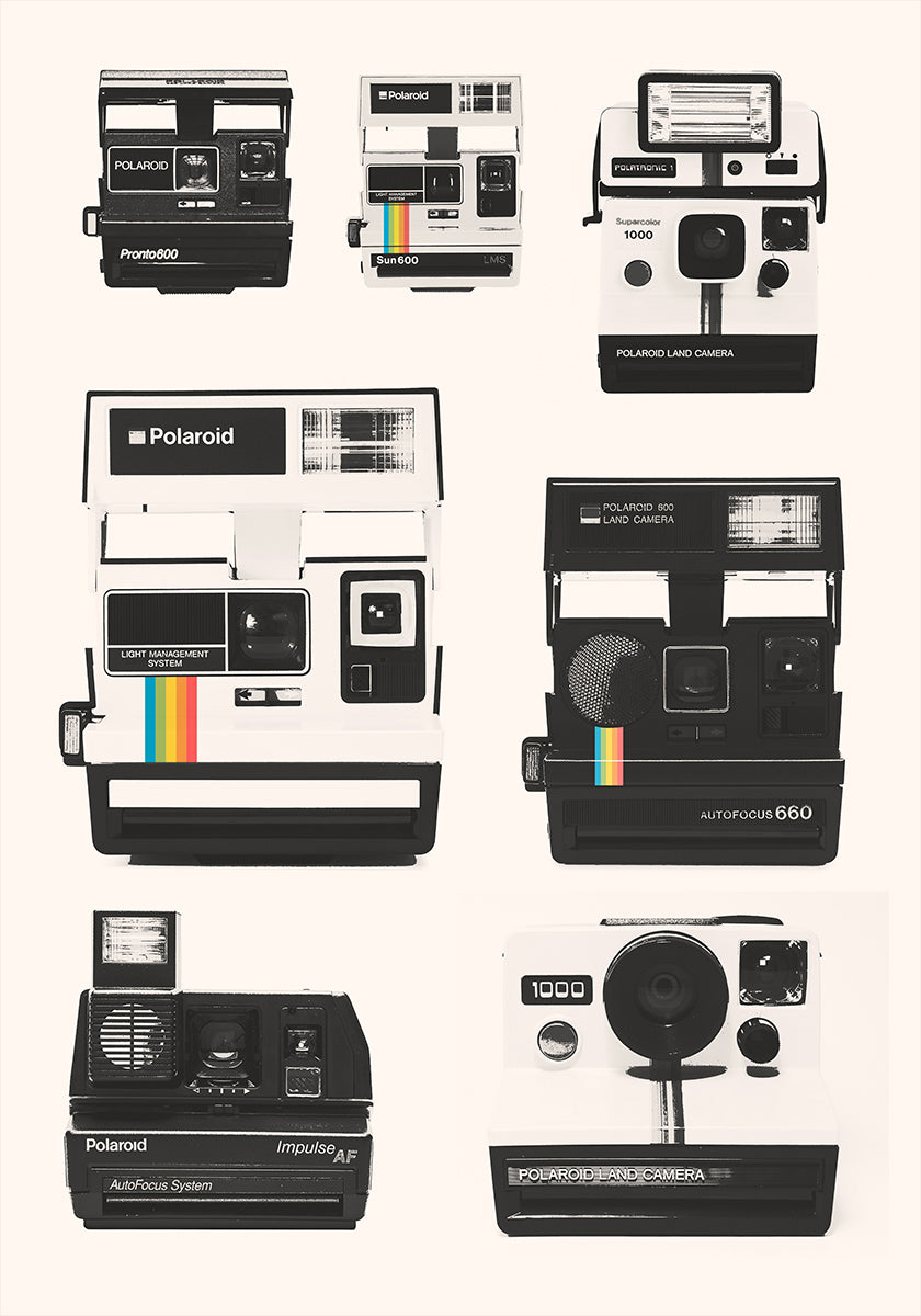 Instant Camera Collection Plakat
