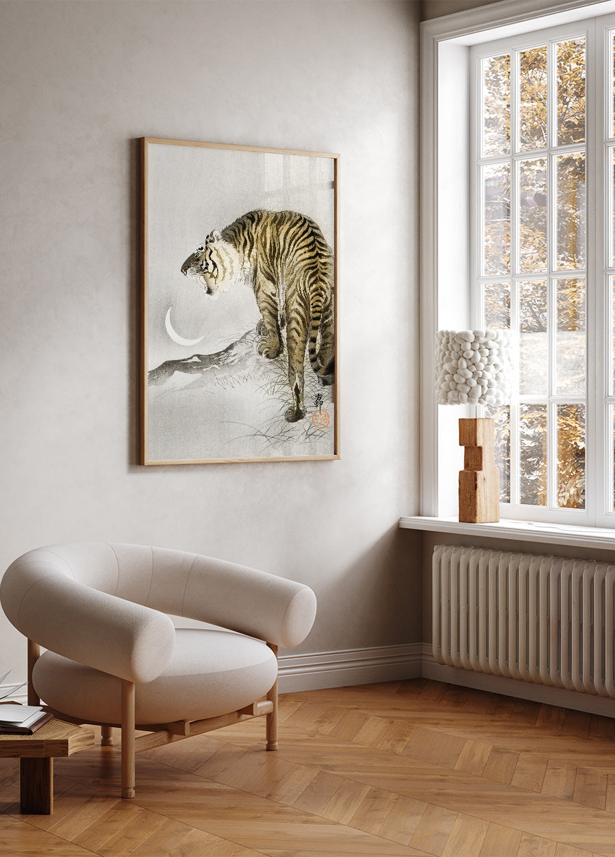 Roaring Tiger By Ohara Koson Plakat - Posterbox.dk