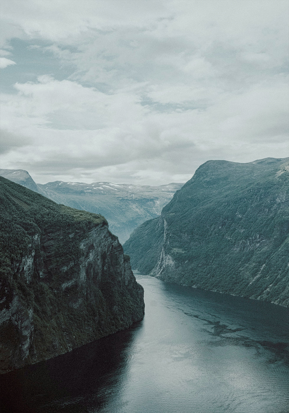 Majestic Fjord Landscape Plakat - Posterbox.dk
