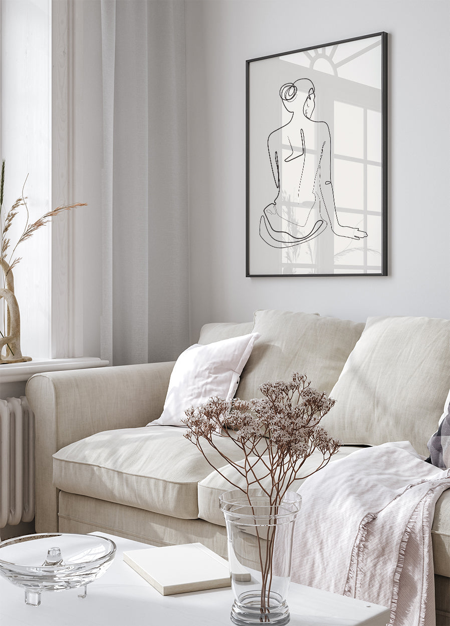 Shapes Line Art No. 1 Plakat - Posterbox.dk