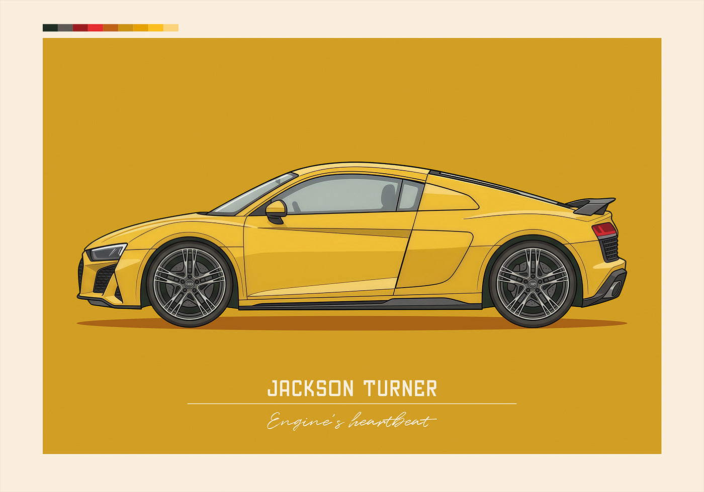 Sport Car Personal 9 Plakat - Posterbox