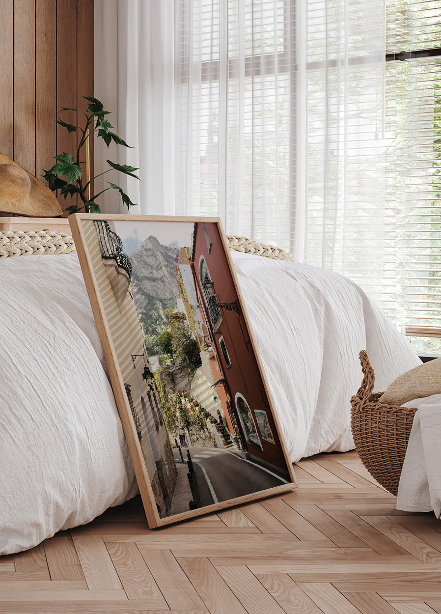 Street in Positano Plakat - Posterbox.dk