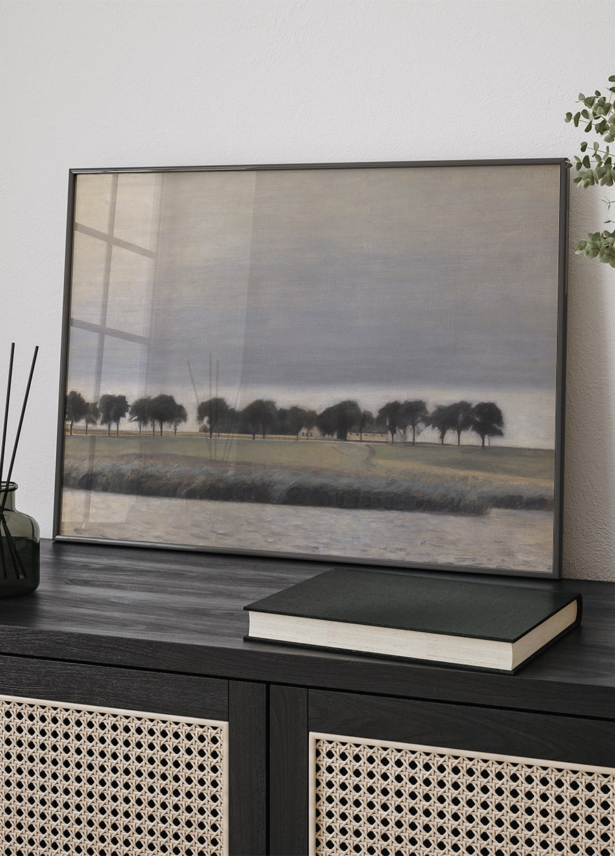 Study for Solregn Gentofte Sø Plakat - Posterbox.dk