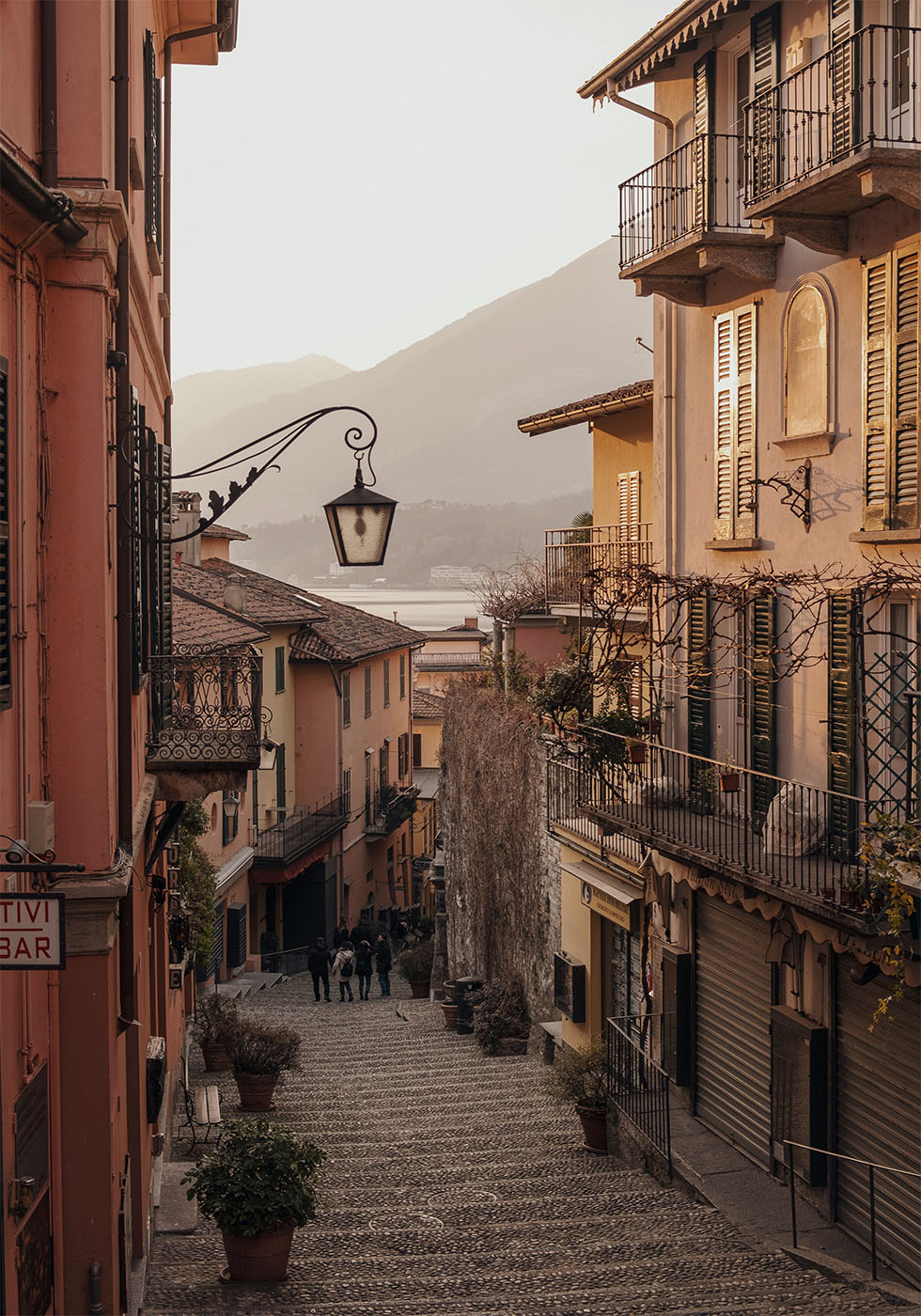 Sunset in Bellagio Plakat - Posterbox.dk