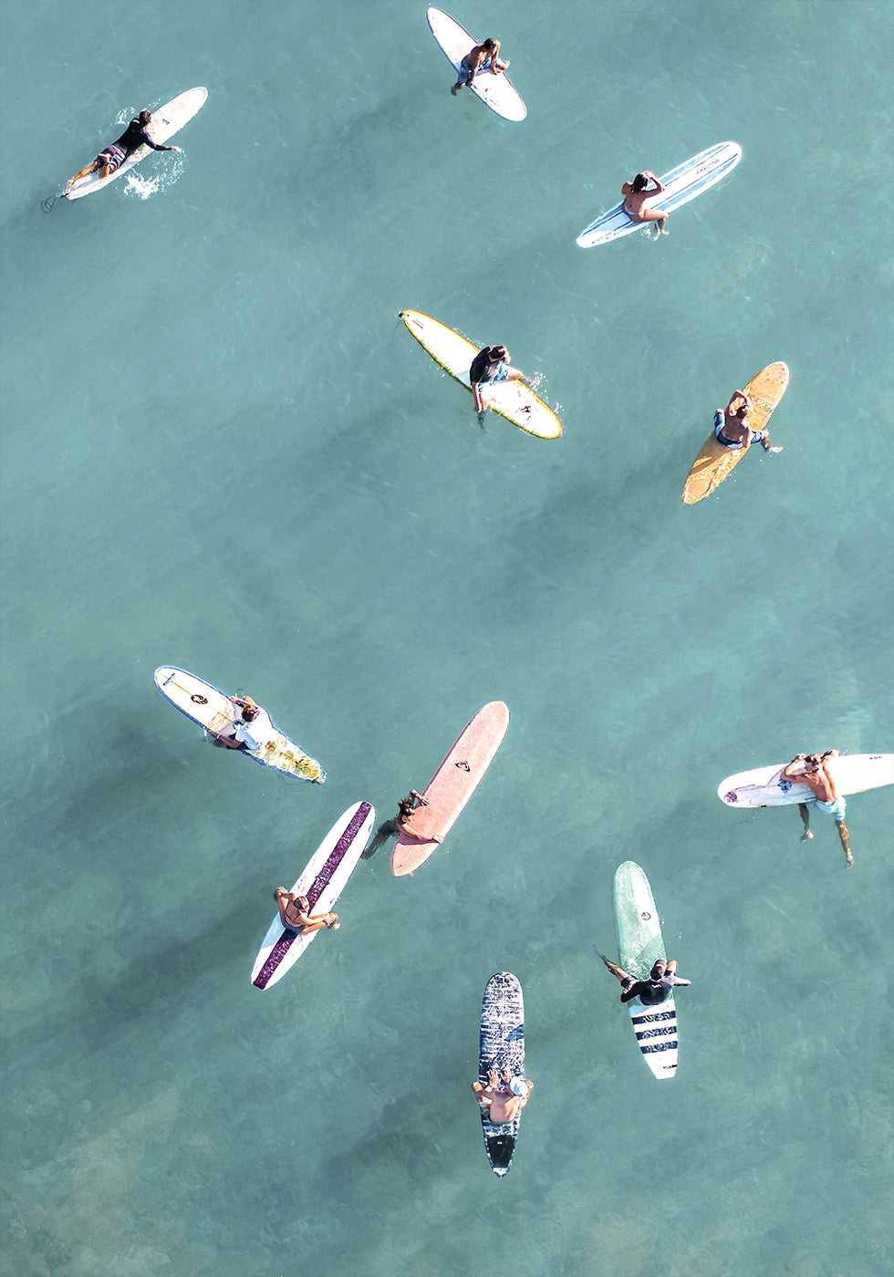 Surfers at Sea No.3 Plakat