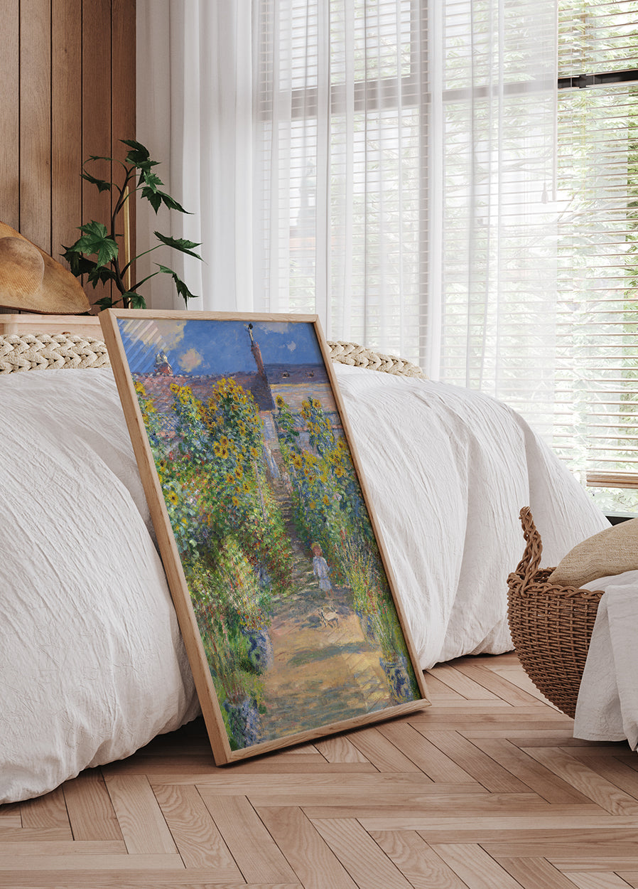 The Artist's Garden at Vétheuil By Claude Plakat - Posterbox.dk