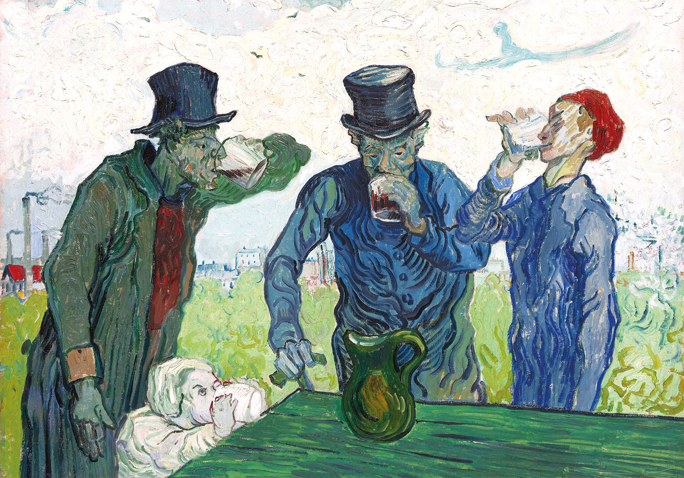 The Drinkers By Vincent van Gogh Plakat - Posterbox.dk