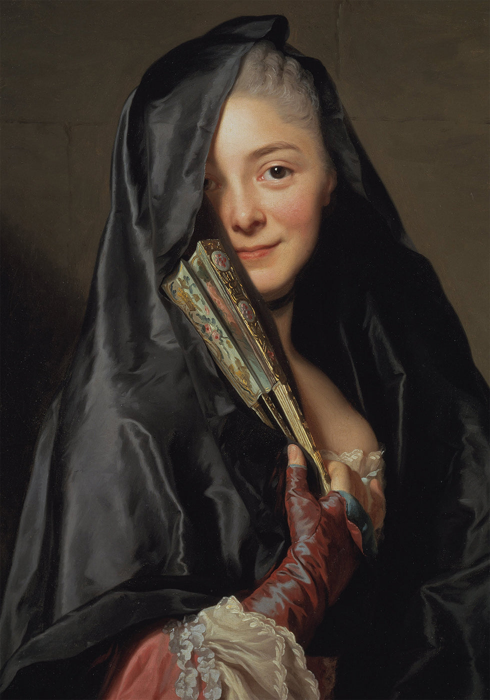 The Lady With The Veil By Alexander Roslin Plakat - Posterbox.dk