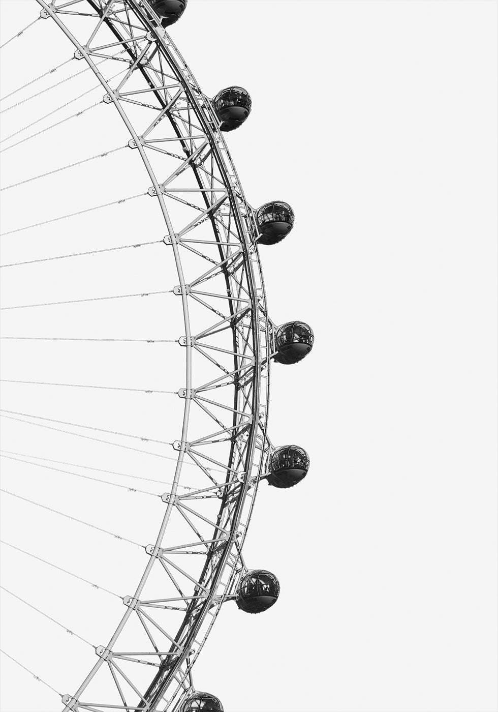 London Eye Minimalist Plakat