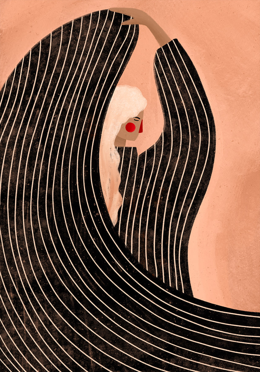 The Woman With the Black Dress Plakat