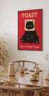 Toast Cat Plakat - Posterbox.dk