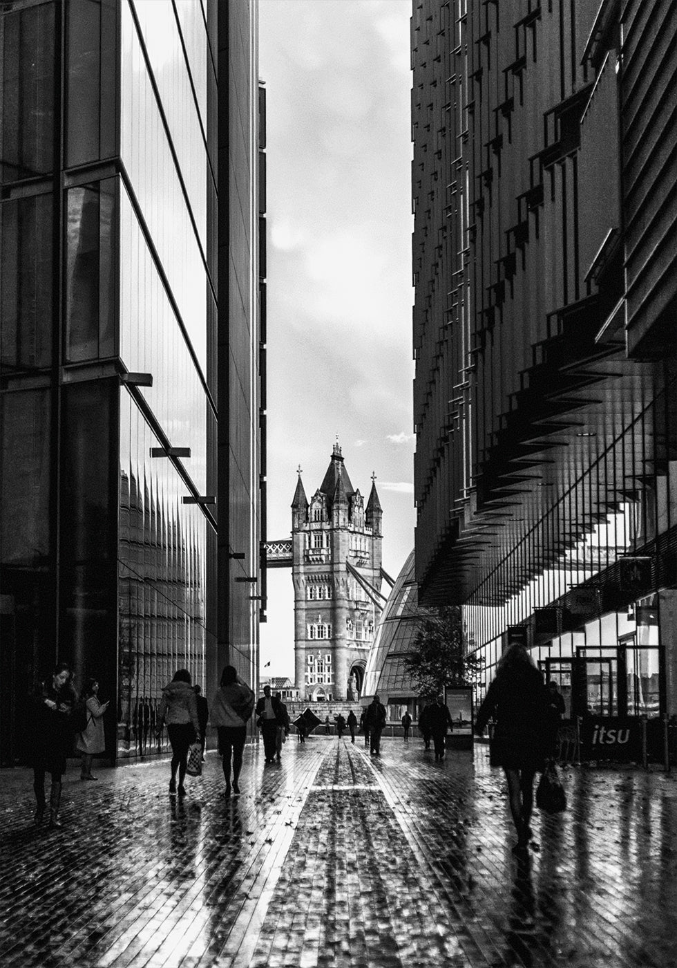 Tower Bridge Urban Perspective Plakat