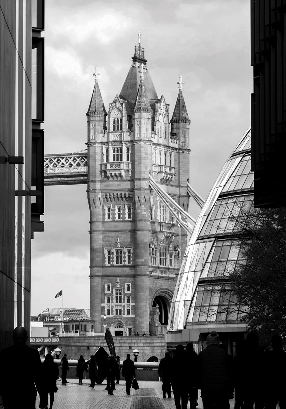 Tower Bridge Close-Up Perspective Plakat