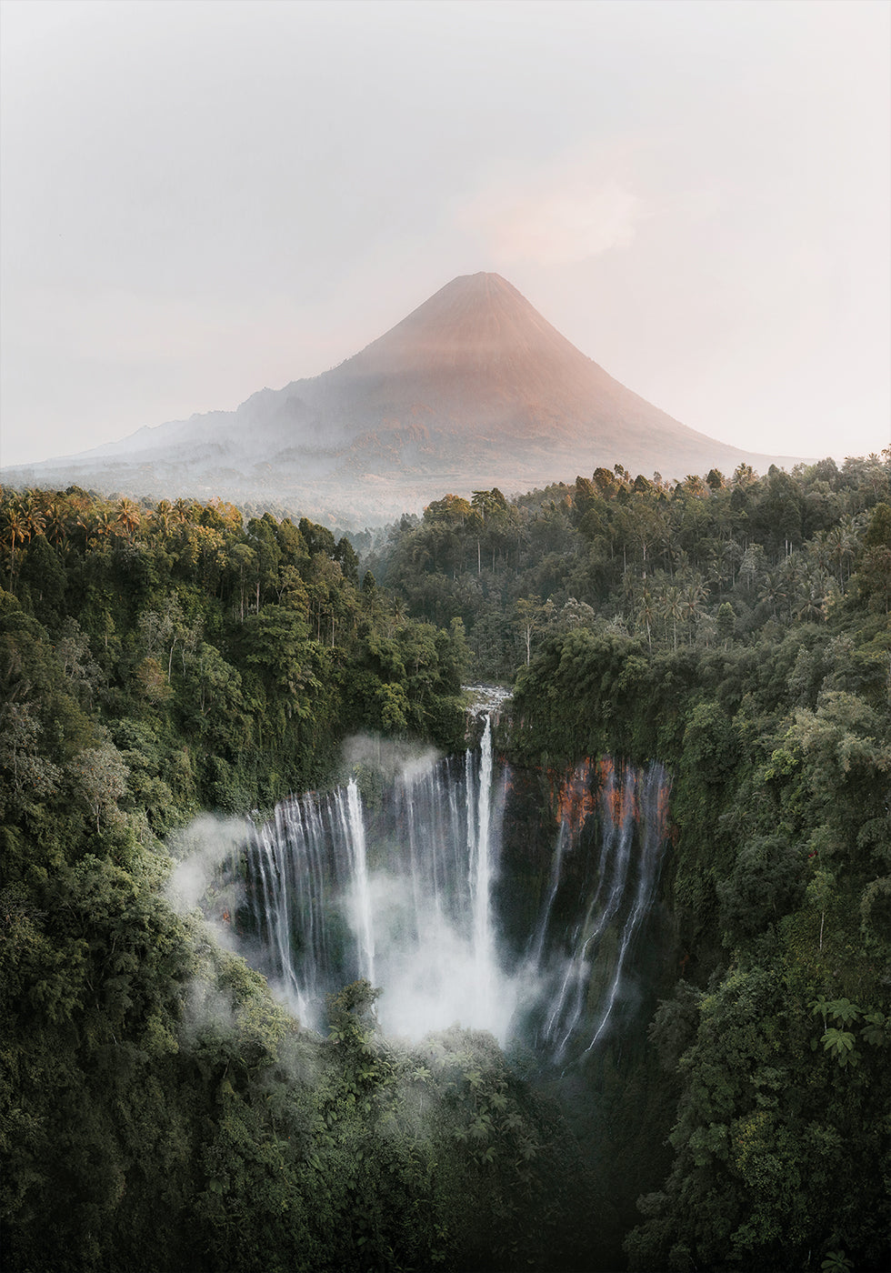 Tumpak Sewu Waterfalls Plakat