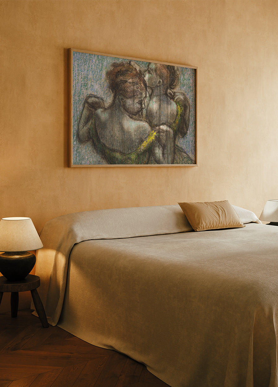 Two Dancers Half-length By Edgar Degas Plakat - Posterbox.dk