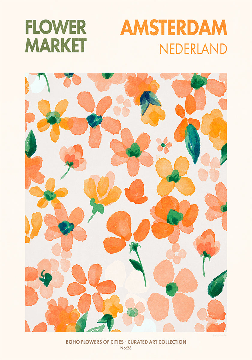 “Vibrant Blooms” Plakat