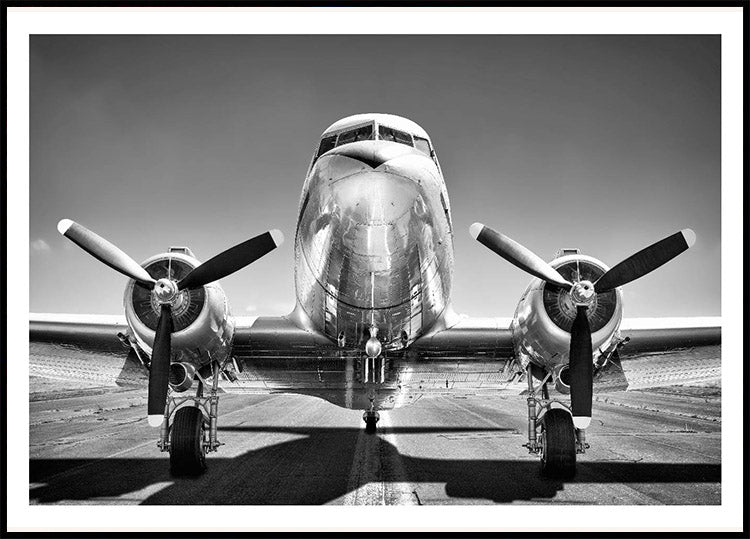 Vintage Airplane Plakat - Posterbox.no