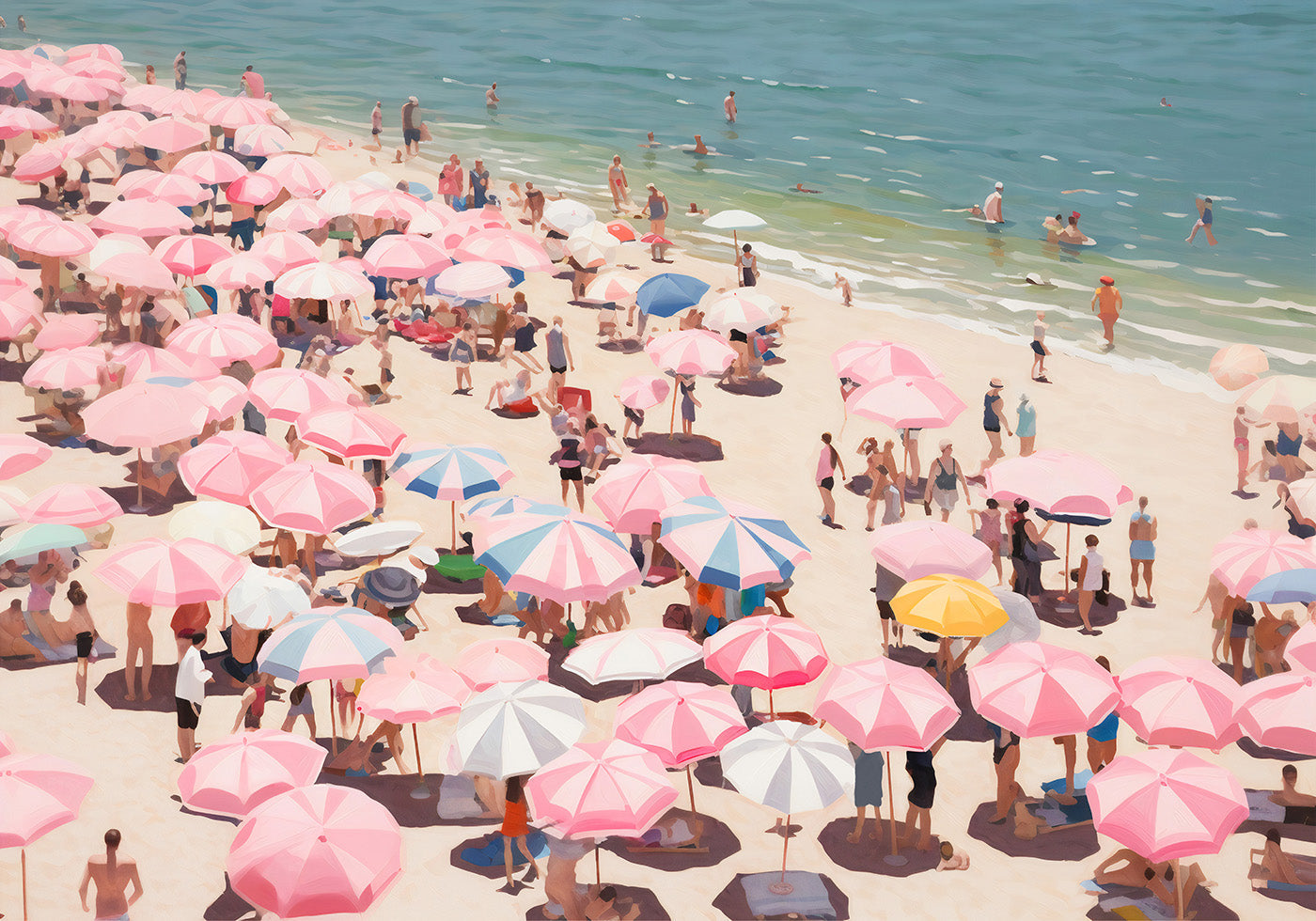 Vintage Beach Plakat - Posterbox.dk