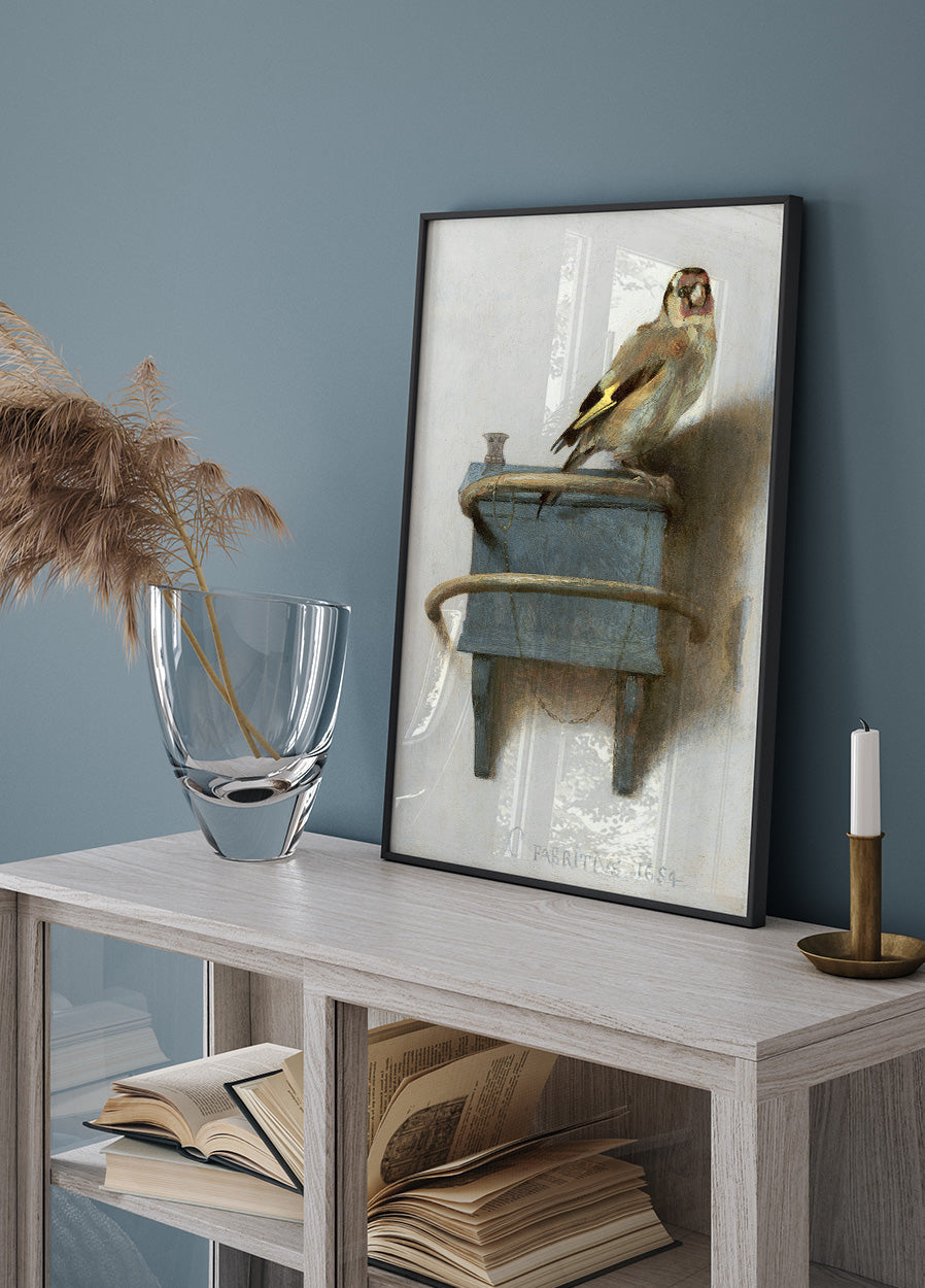 Vintage Bird Painting Plakat