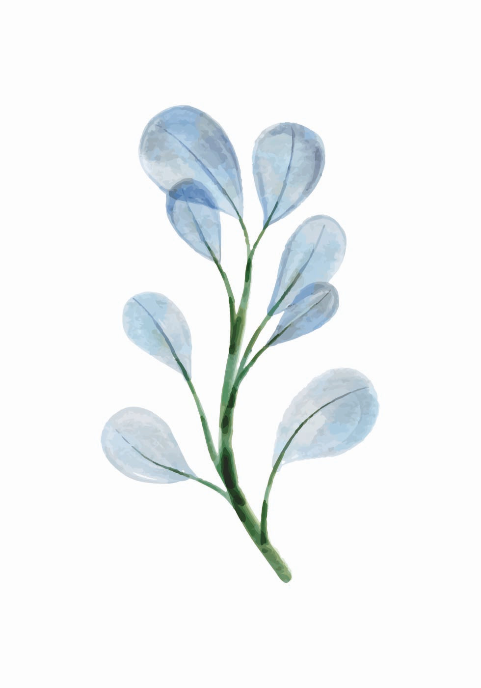 Watercolor Branch Plakat - Posterbox.dk