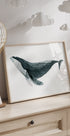 Watercolor Whale Plakat - Posterbox.dk