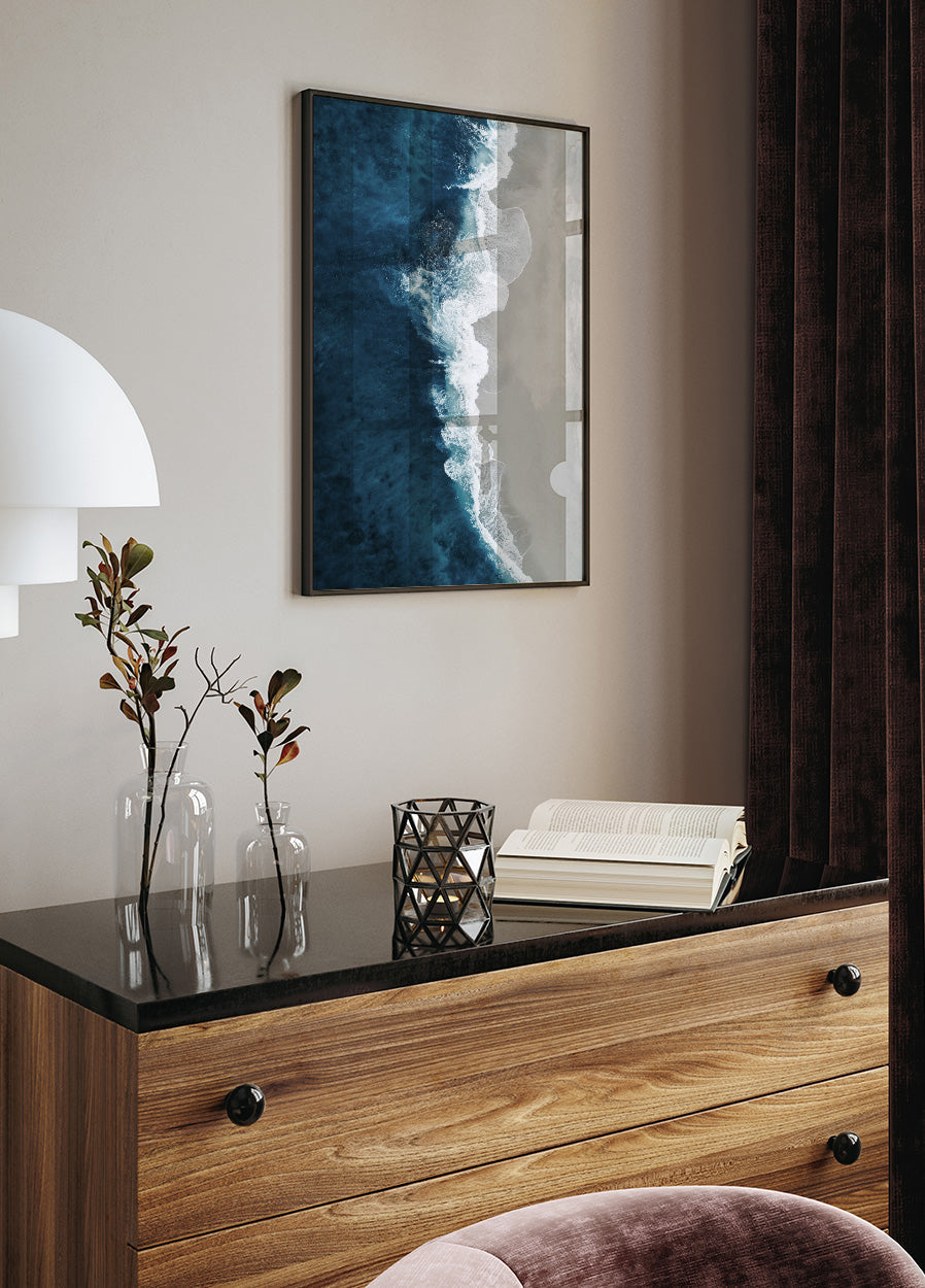 Waves Wash To The Shore Plakat - Posterbox.dk