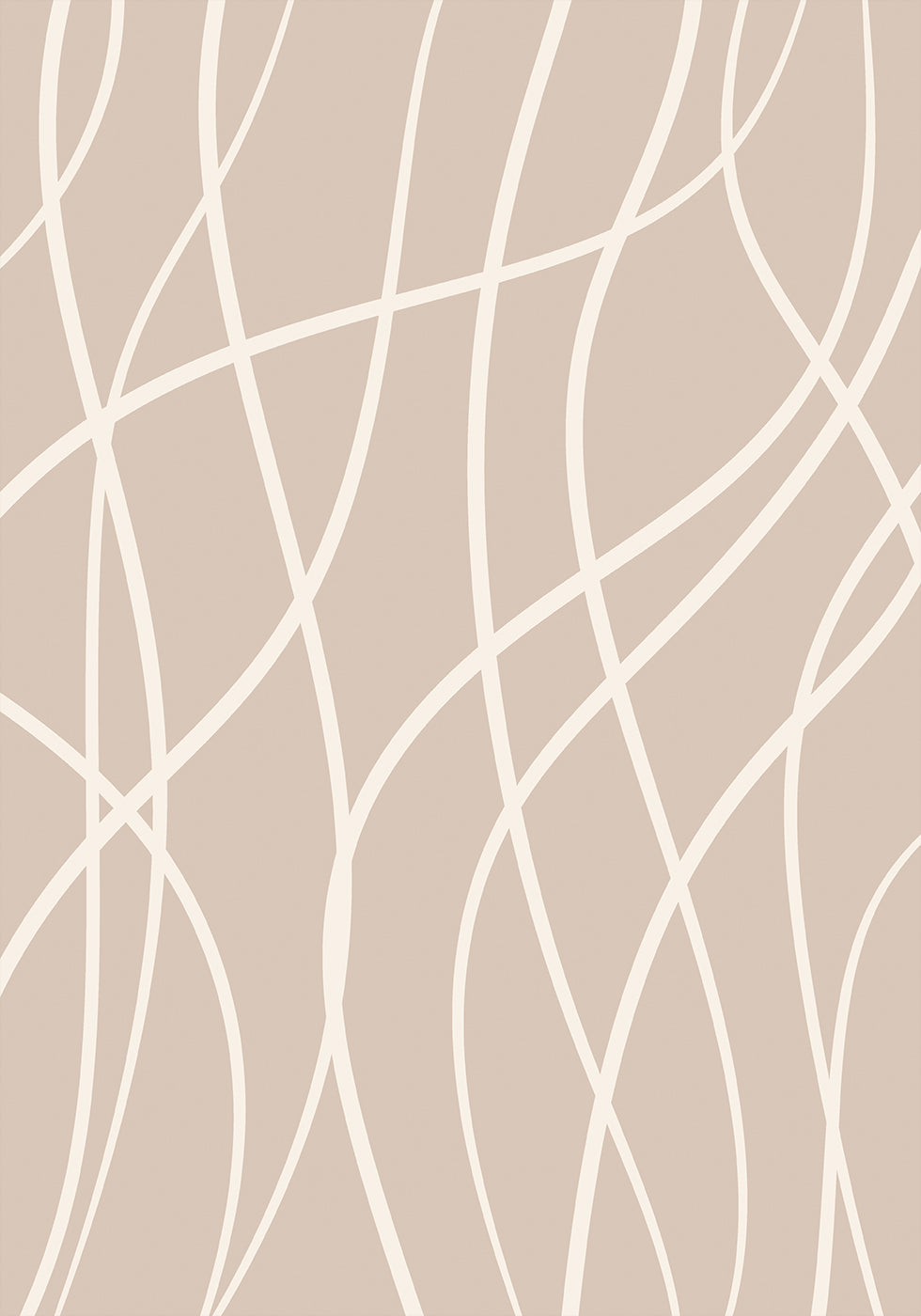 White Line Art Plakat - Posterbox.dk