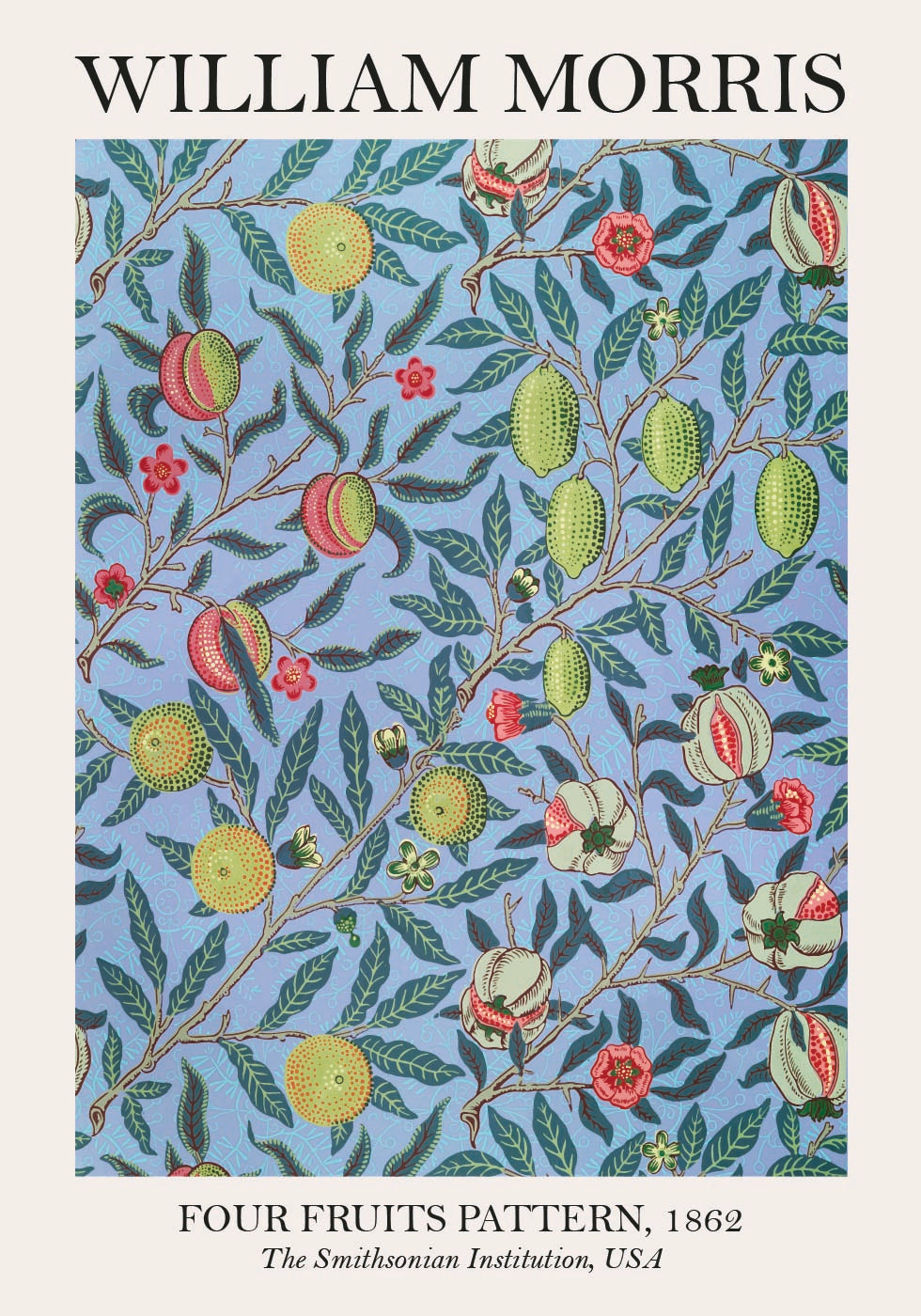 William Morris Four Fruits Plakat - Posterbox.dk