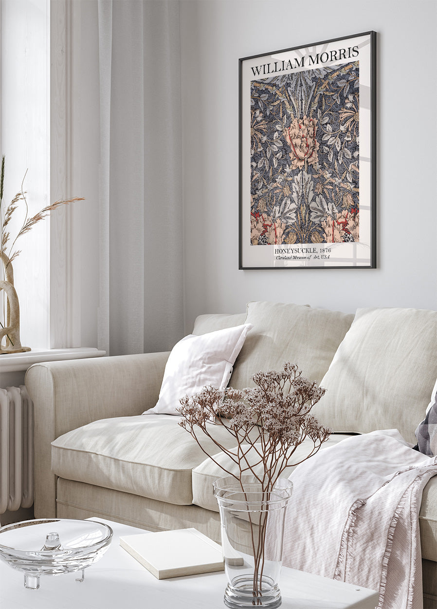 William Morris Honeysuckle Plakat - Posterbox.dk