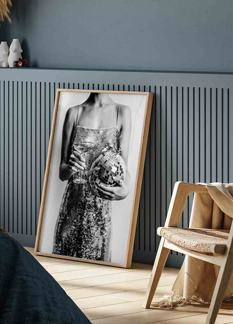 Luxury Fashion Champagne Plakat - Posterbox.dk