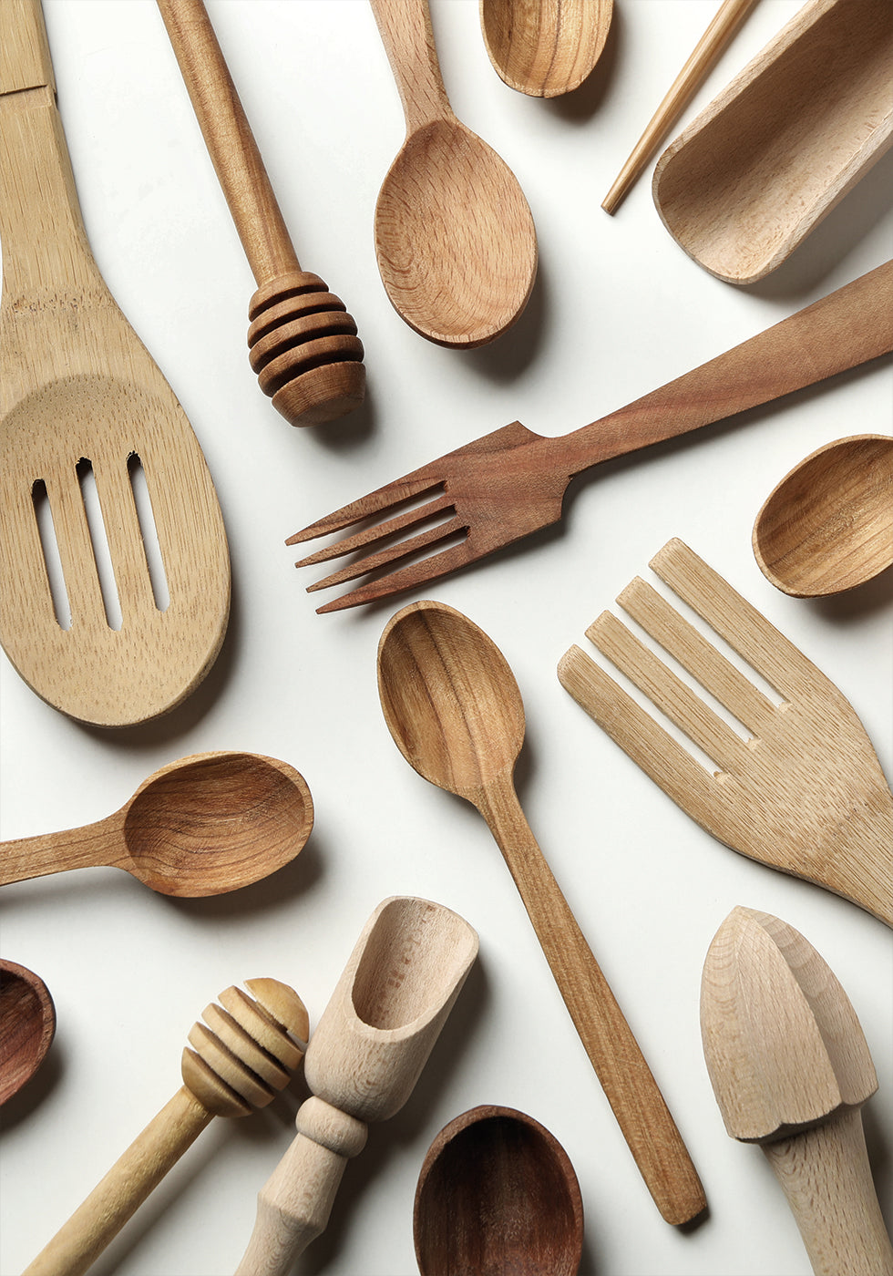 Rustic Wooden Utensils Plakat