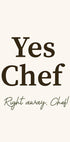 Yes Chef Plakat - Posterbox.dk