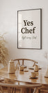 Yes Chef Plakat - Posterbox.dk
