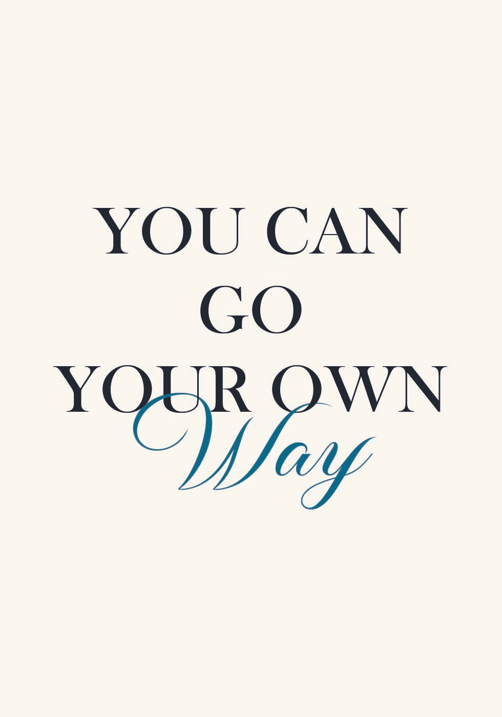 Empowerment Journey Personalized Plakat