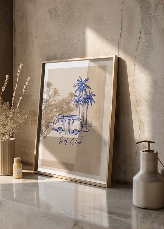 4 Freepik  Remove Surfboards Above the Van and Place Two Surf  19114 Topaz (NEW) - Posterbox