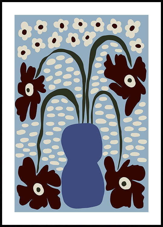 Dropping orange fern (NEW) - Posterbox